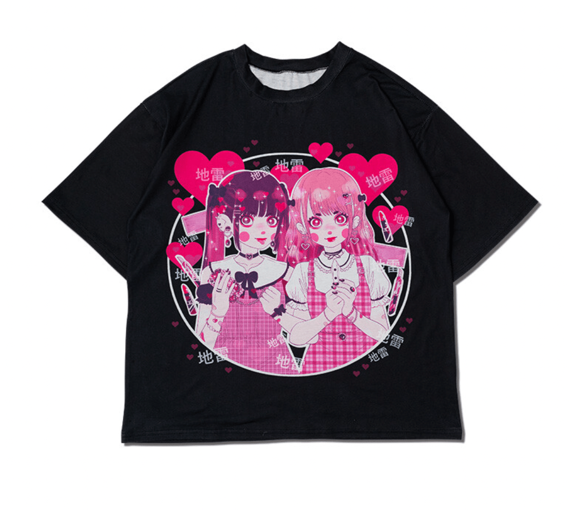ACDC Rag ACDC Rag Punk Lolita Girls T-Shirt Kawaii Gifts 2000000059839