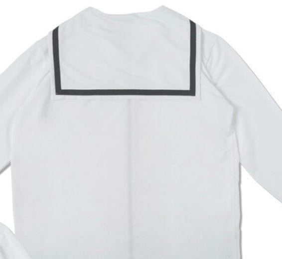 ACDC Rag ACDC RAG Punk Sailor White Long Hoodie Kawaii Gifts 2000000060606