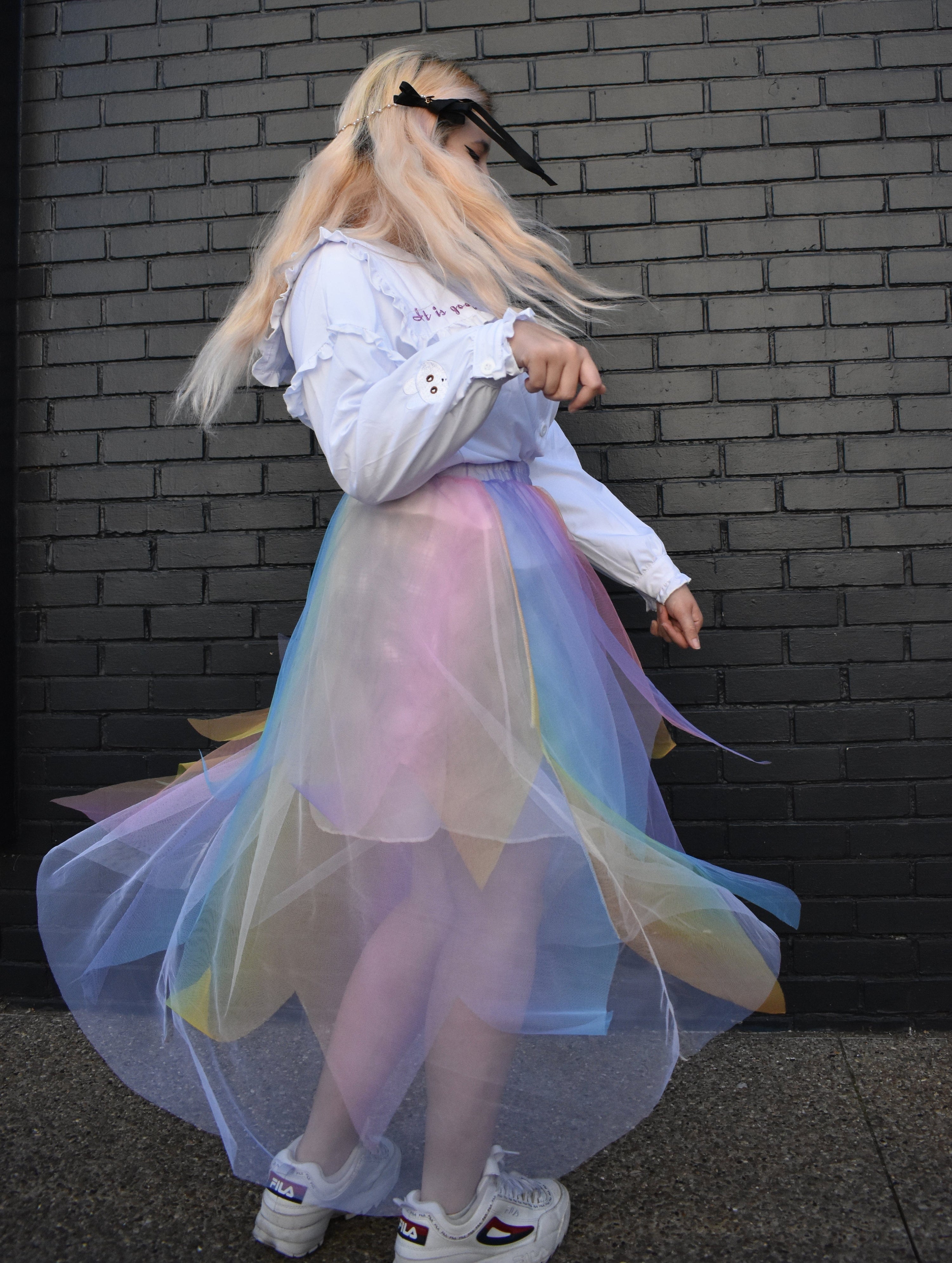 ACDC Rag ACDC Rag Rainbow Flowing Tulle Skirt Kawaii Gifts 2000000045702