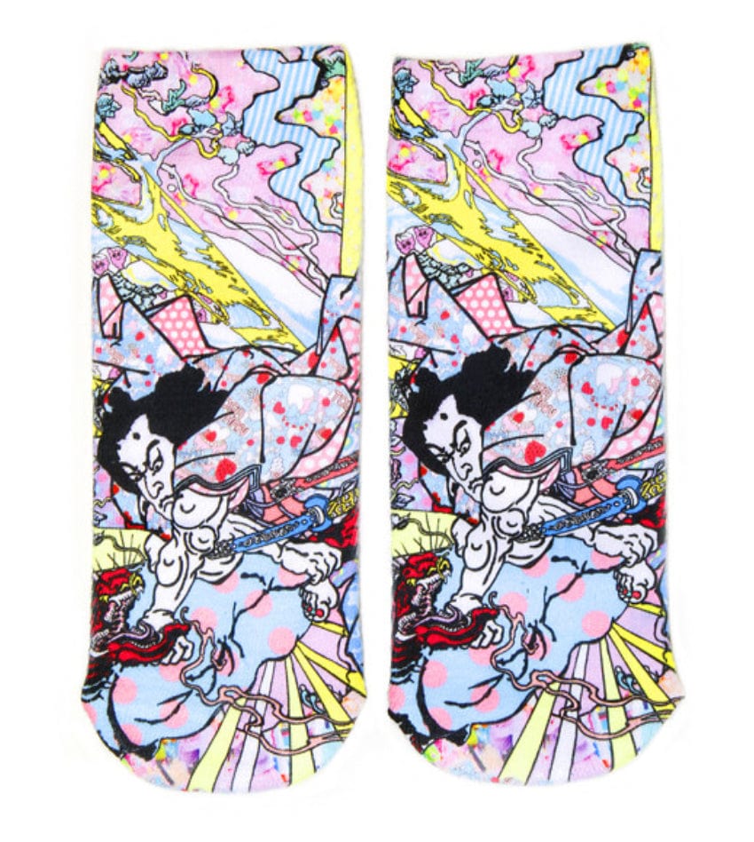 ACDC Rag ACDC Rag Samurai Ankle Socks Kawaii Gifts 2000000039909