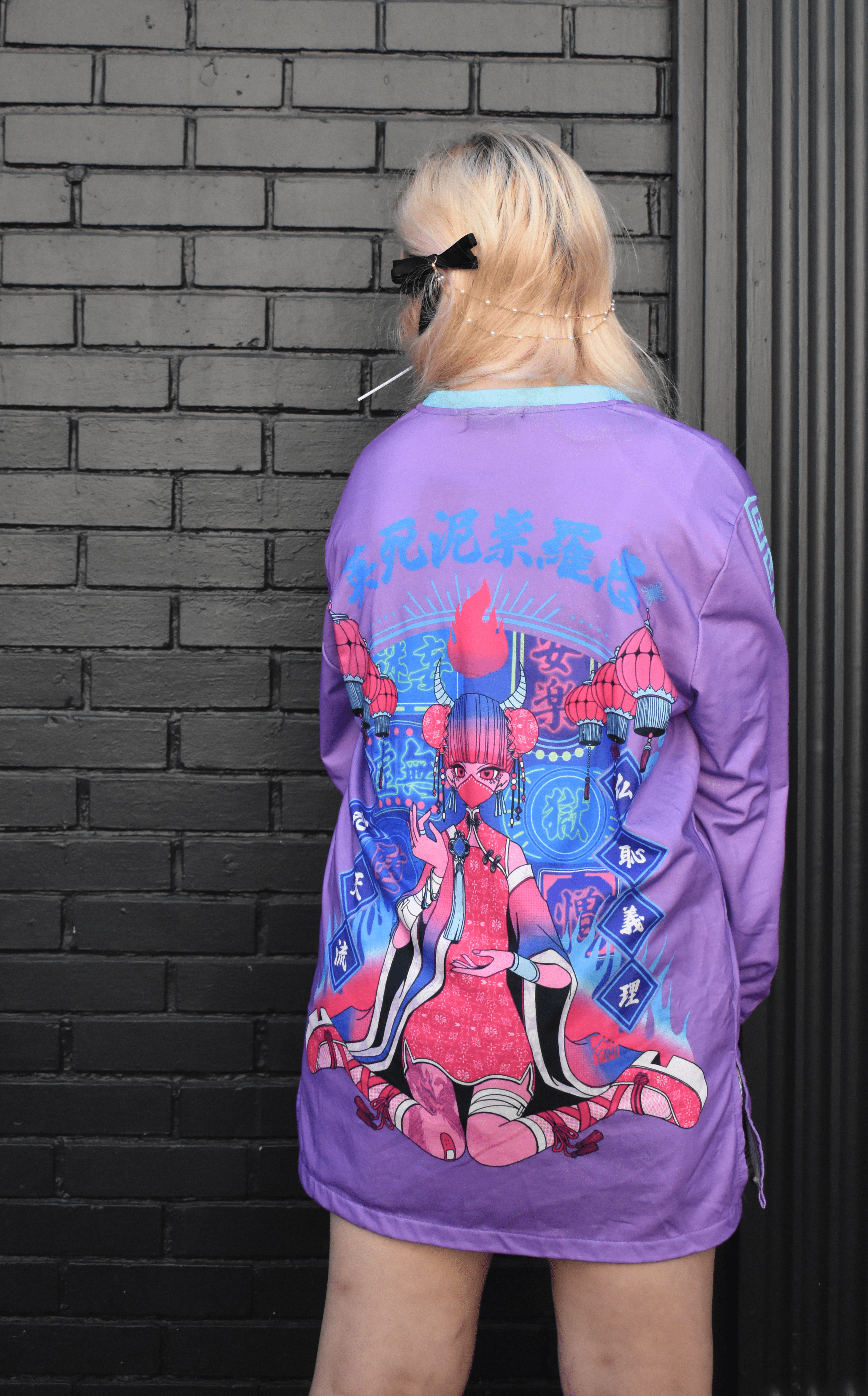 ACDC Rag ACDC Rag X A. Yami Neo-Asian Kawaii Long Jacket Kawaii Gifts