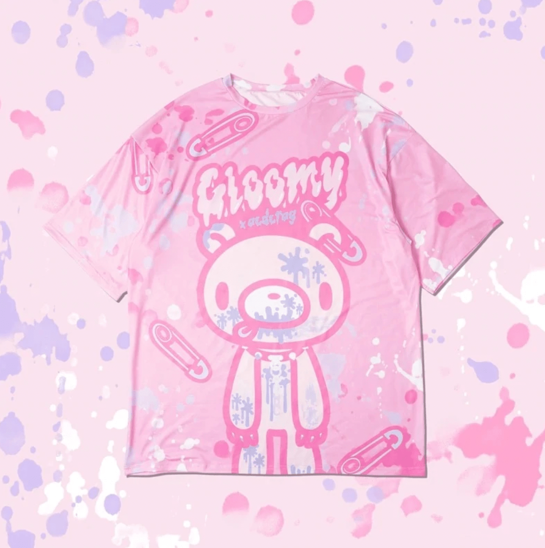 ACDC Rag ACDC Rag x Gloomy Bear Pastel T-Shirt Kawaii Gifts 2000000057071
