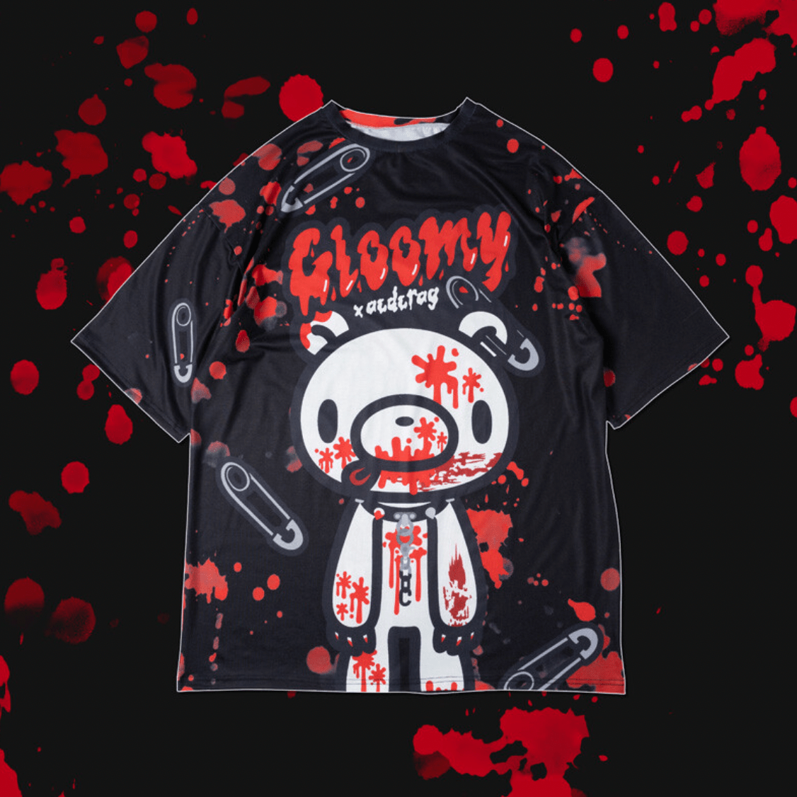 ACDC Rag ACDC Rag x Gloomy Bear Punk T-shirt Kawaii Gifts 2000000056210