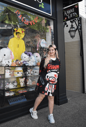 ACDC Rag ACDC Rag x Gloomy Bear Punk T-shirt Kawaii Gifts 2000000056210