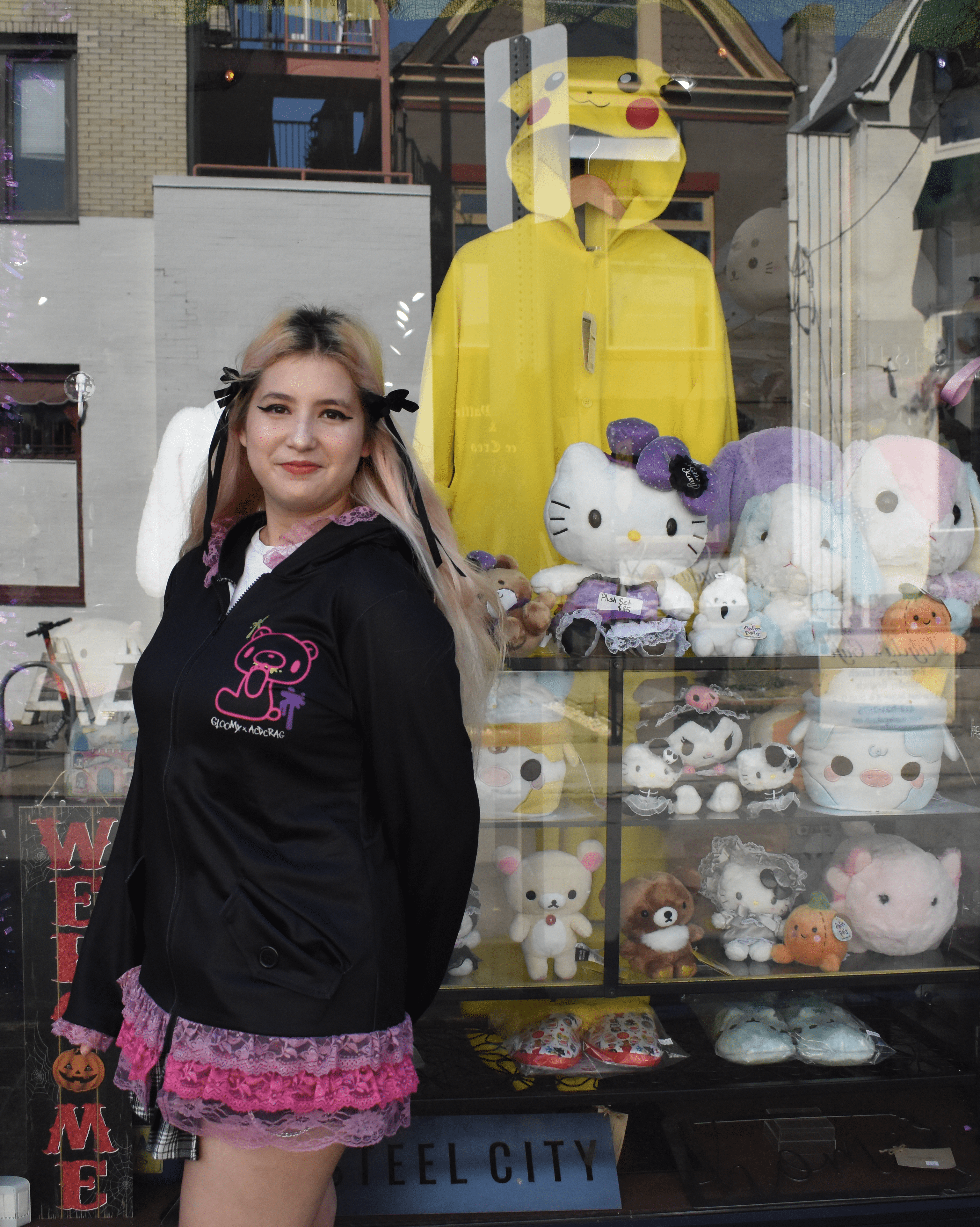 ACDC Rag ACDC Rag x Gloomy Bear Vivid Bear Hoodie Kawaii Gifts 2000000060156