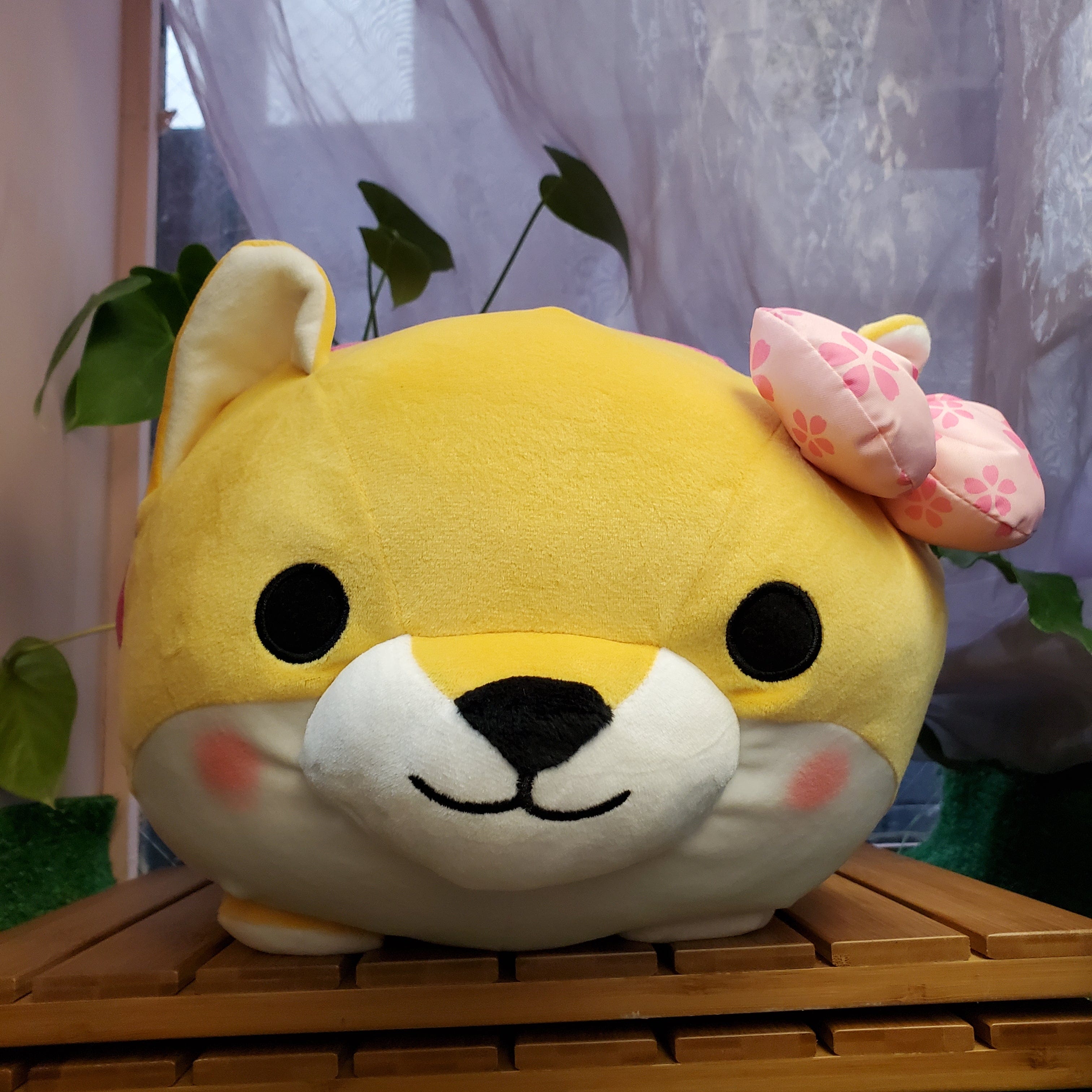Aliquantum Mametaro & Sakura Shiba Inu 15" Mochi Plush Kawaii Gifts