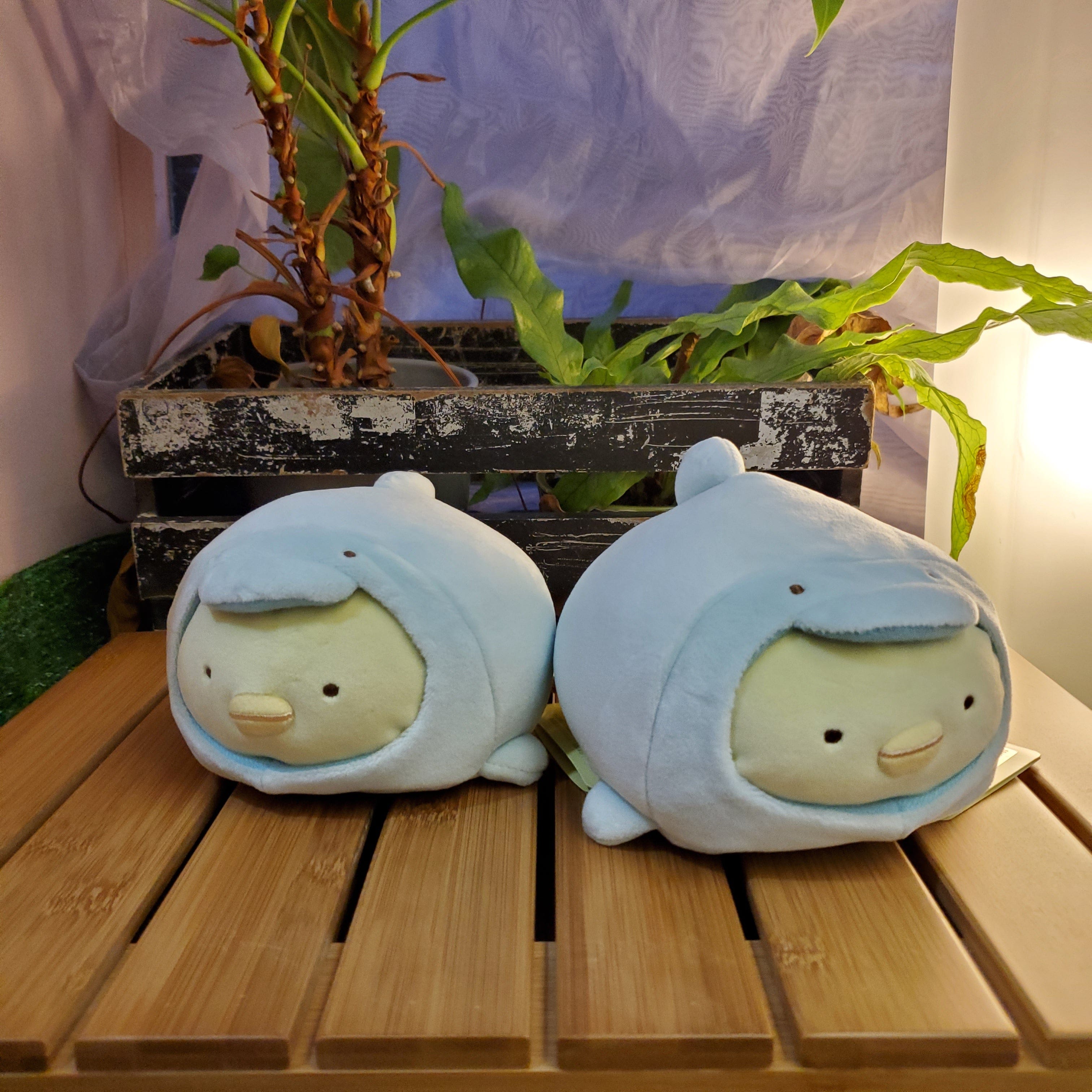 Aliquantum Sumikko Gurashi Marine 7" Mochi Plushies Penguin? Shark Kawaii Gifts 4974413755788