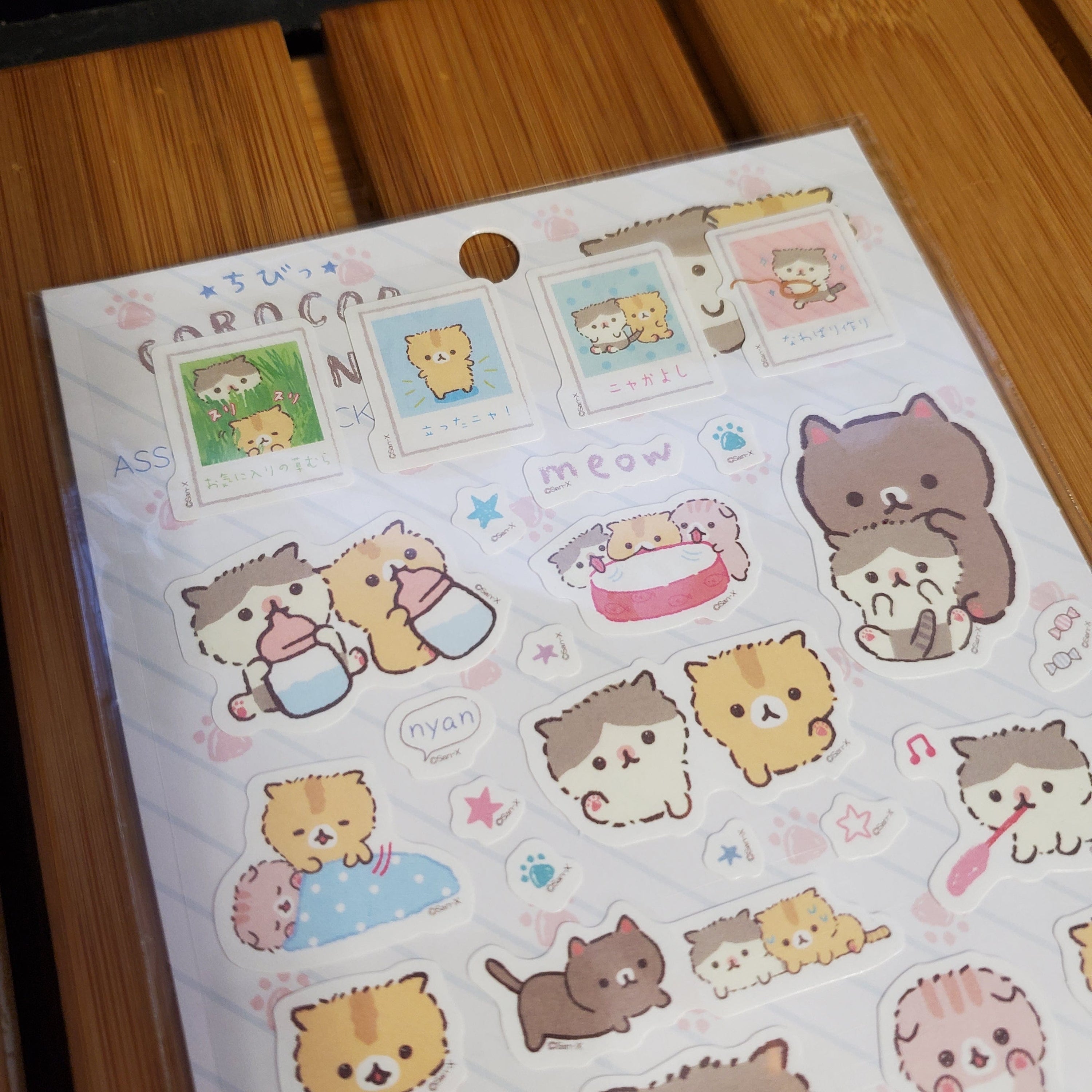 Aliquantum CoroCoro CoroNyan Kittens Stickers Kawaii Gifts
