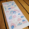Aliquantum Jinbesan Kokujira & Mom Stickers Pink Kawaii Gifts 843074137391