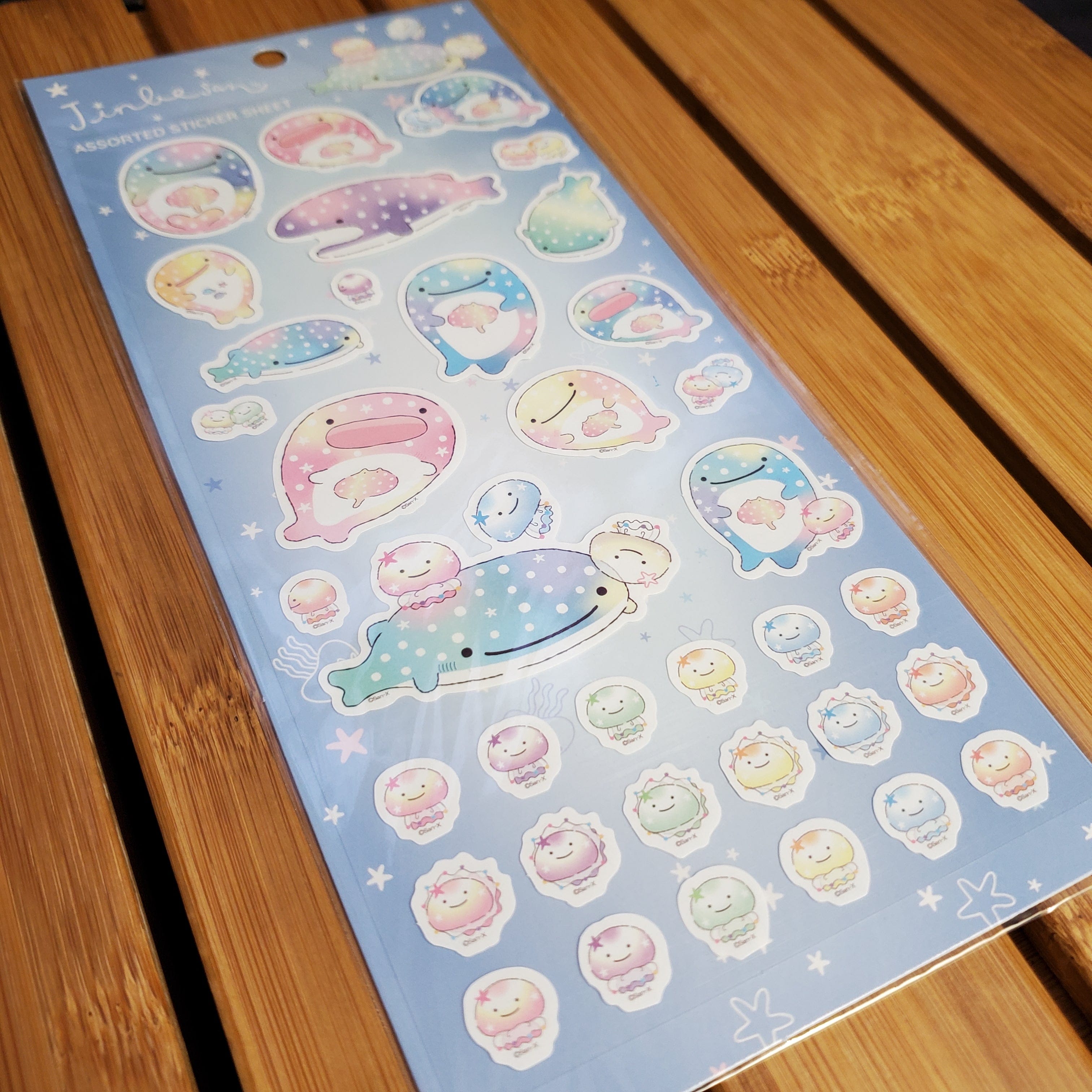 Aliquantum Jinbesan Nanairokurage Stickers Kawaii Gifts