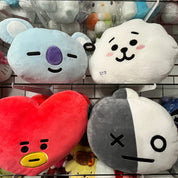 Aurora BT21 12" Plush Pillows: Shooky, Mang, Chimmy, Cooky, Van, Tata, Koya, RJ Kawaii Gifts