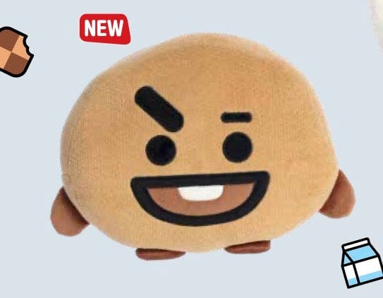 Aurora BT21 12" Plush Pillows: Shooky, Mang, Chimmy, Cooky, Van, Tata, Koya, RJ Shooky Kawaii Gifts