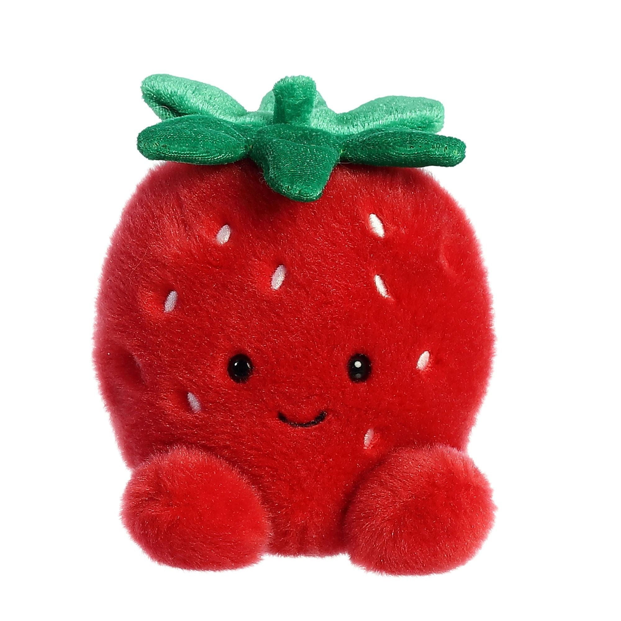 Aurora Juicy Strawberry, Jolly Green Apple & Mellow Peach Palm Pals 5" Plush Juicy Strawberry Kawaii Gifts 092943335738