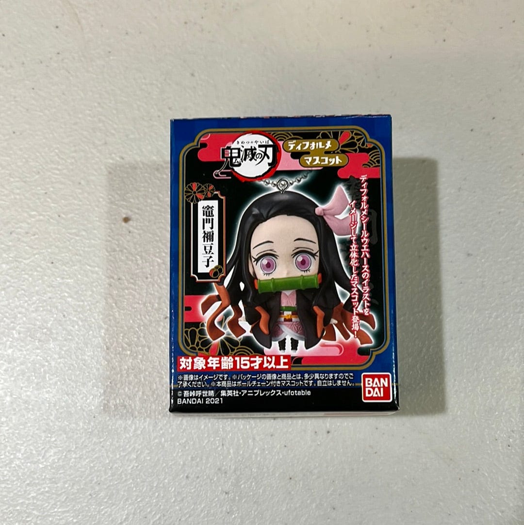 Bandai Namco Demon Slayer SD Mascot 01 Vinyl Figure with Keychain Nezuko Kawaii Gifts