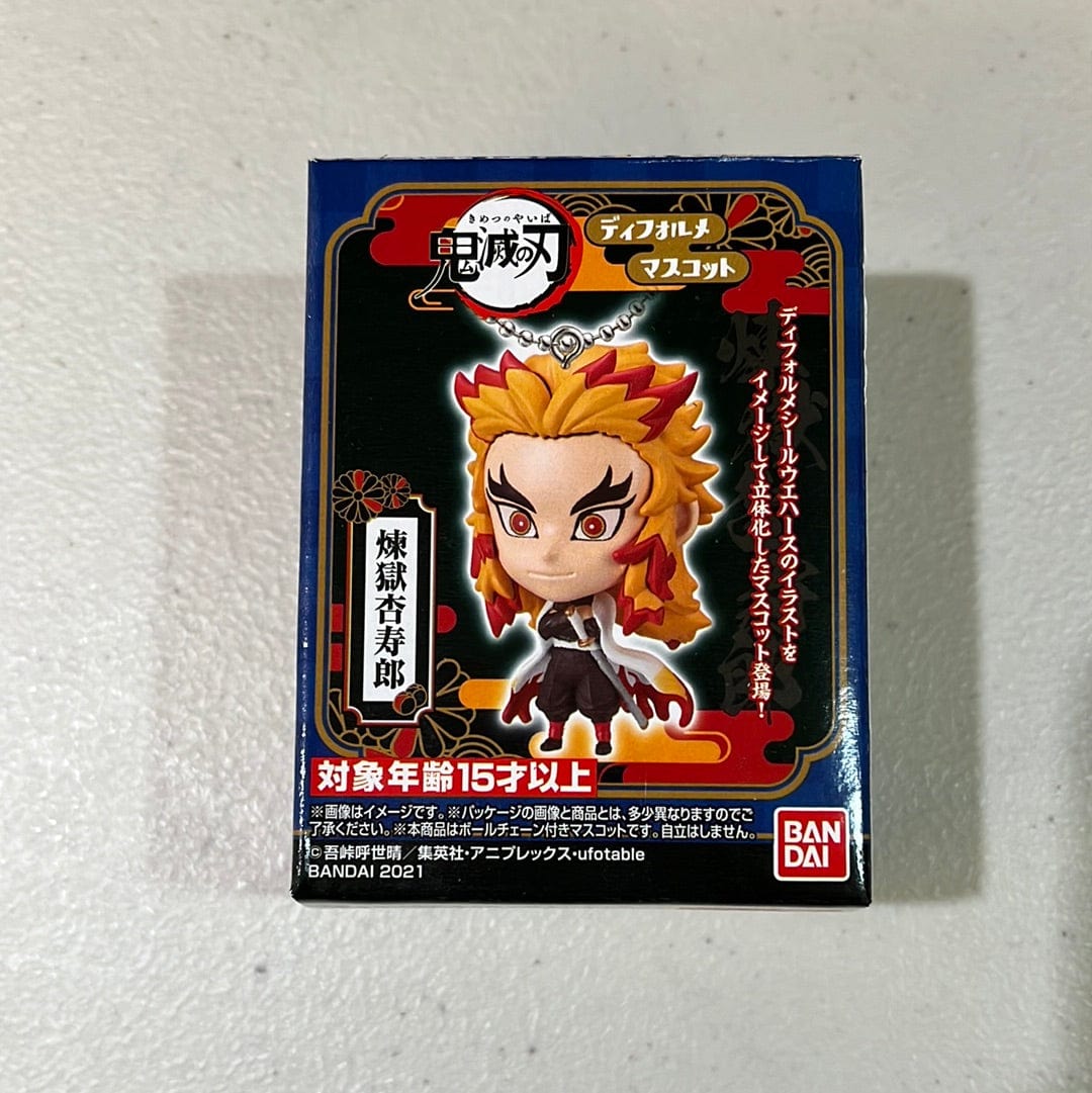 Bandai Namco Demon Slayer SD Mascot 01 Vinyl Figure with Keychain Rengoku Kawaii Gifts