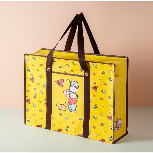 BeeCrazee BT21 Baby Extra Large Tarpaulin Bags Yellow Kawaii Gifts