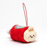BeeCrazee Heinz Anirollz Small Plushy Mascot with Strap Bunniroll Kawaii Gifts 810043600569