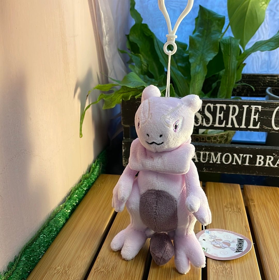 BeeCrazee Mewtwo 5" Pokemon Plush Clip Kawaii Gifts 8809644503340