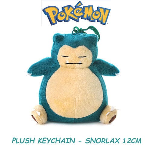 BeeCrazee POKEMON PLUSH KEYCHAIN - SNORLAX 12CM Kawaii Gifts 8809243725433