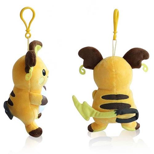 BeeCrazee Raichu Pokemon 5" Mascot Plush with Clip Kawaii Gifts 8809644503241