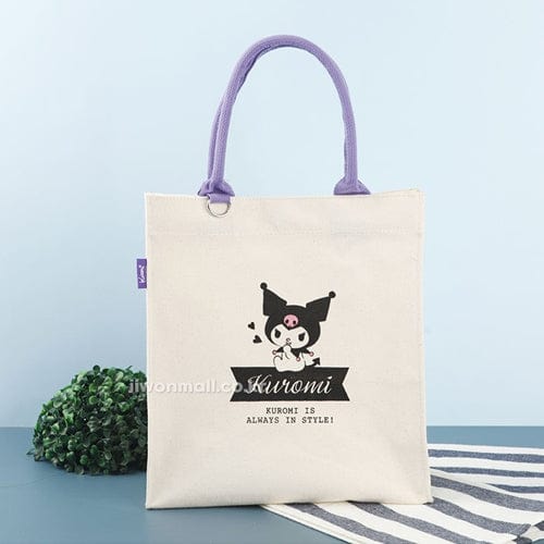 BeeCrazee Cinnamoroll & Kuromi White Shoulder Bags Kuromi Kawaii Gifts 8809604168473