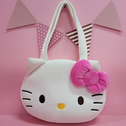BeeCrazee Hello Kitty, My Melody & Kuromi 20" Large Plushy Shoulder Bags Hello Kitty Kawaii Gifts 8809571505226