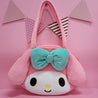 BeeCrazee Hello Kitty, My Melody & Kuromi 20" Large Plushy Shoulder Bags My Melody Kawaii Gifts 8809571505196