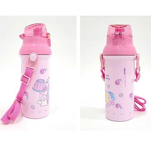 BeeCrazee My Melody Anchor ONE TOUCH Water Bottle with Shoulder Strap Kawaii Gifts 8809639572849