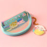 BeeCrazee Sanrio Friends Sparkly Translucent Coin Purses with Charm Cinnamoroll Kawaii Gifts