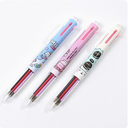 BeeCrazee Convenience Store 0.7mm 5-Color Pen Kawaii Gifts