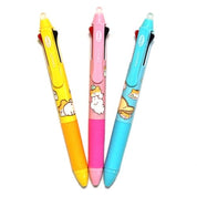BeeCrazee Cute Hamchi Hamster Erasable 3-Color Pen Kawaii Gifts