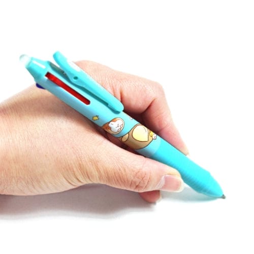 BeeCrazee Cute Hamchi Hamster Erasable 3-Color Pen Kawaii Gifts