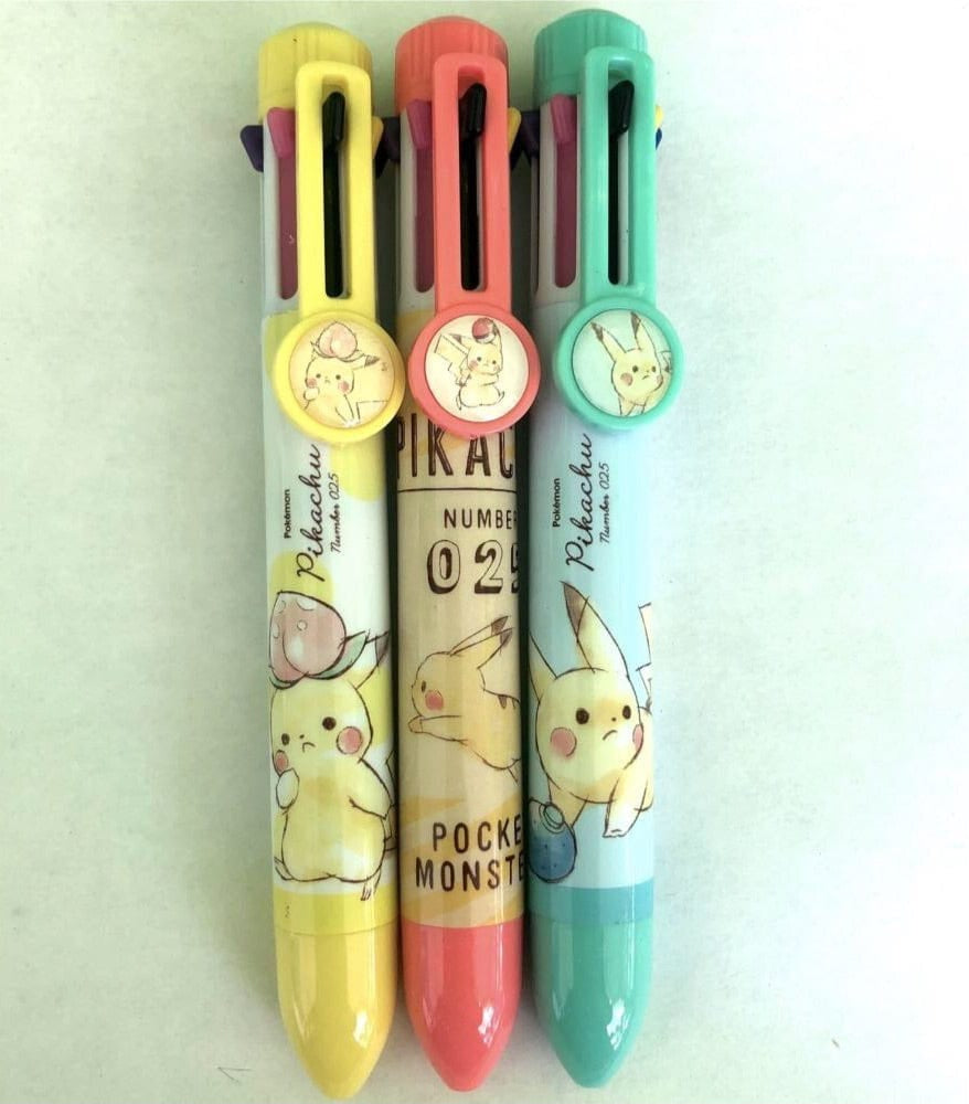 Pokemon Pikachu 8-Color Chunky Ballpoint Pen
