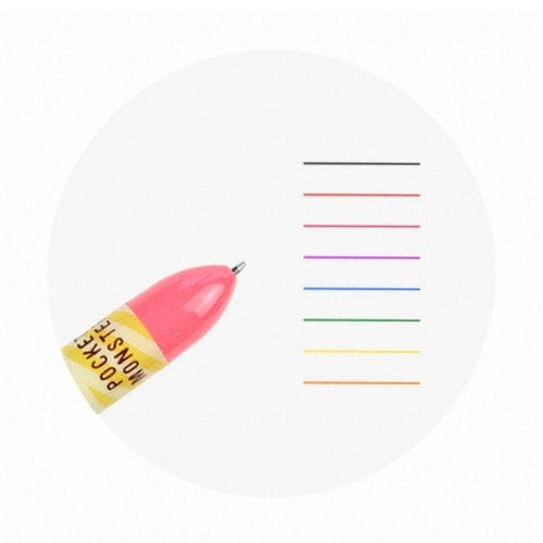 BeeCrazee Pokemon Pikachu 8-Color Chunky Ballpoint Pen Kawaii Gifts