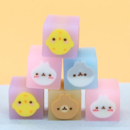 BeeCrazee MOLANG PLAY ERASER SET Kawaii Gifts