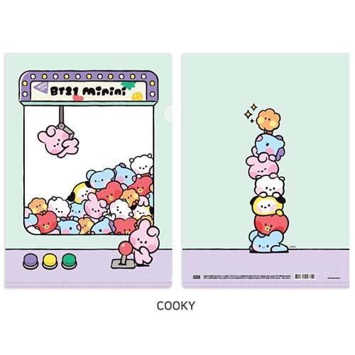BT21 Minini Claw Machine Plastic File Folders – Kawaii Gifts