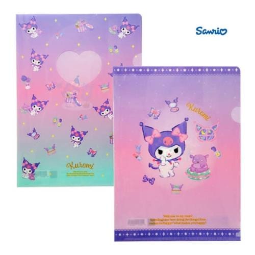 BeeCrazee Kuromi & My Melody Surprise Plastic File Folders Kuromi Surprise Kawaii Gifts 8809701045134