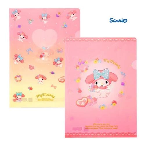 BeeCrazee Kuromi & My Melody Surprise Plastic File Folders My Melody Surprise Kawaii Gifts 8809701045127
