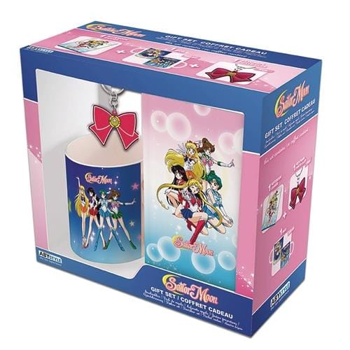 BeeCrazee Sailor Moon Hardcover Notebook + Keychain + Mug Gift Set Kawaii Gifts 819065021352