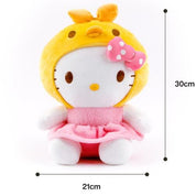 BeeCrazee Hello Kitty Chickies 12" Plushies Pink Dress Kawaii Gifts