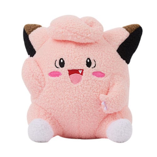 BeeCrazee Pokemon Clefairy Curly Fabric Plush Kawaii Gifts 8809644501391