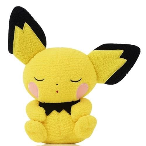 BeeCrazee Pokemon Sleepy Pichu Curly Fabric Plush Kawaii Gifts 8809644501599