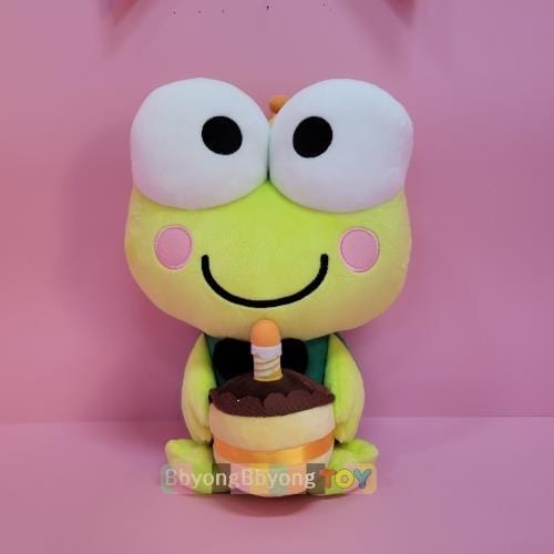 BeeCrazee Sanrio 12" Birthday Cake Plush: Hello Kitty, My Melody, Kuromi, Cinnamoroll Keroppi Kawaii Gifts 8809571505189