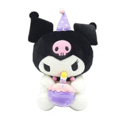 BeeCrazee Sanrio 12" Birthday Cake Plush: My Melody, Kuromi, Cinnamoroll Kuromi Kawaii Gifts 8809571501914