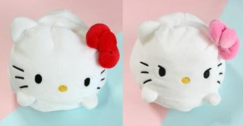 BeeCrazee Sanrio 6.5" Reversible Plush Hello Kitty, My Melody, Kuromi Cinnamoroll, Pompompurin Hello Kitty Kawaii Gifts 8809604163218