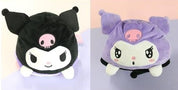 BeeCrazee Sanrio 6.5" Reversible Plush Hello Kitty, My Melody, Kuromi Cinnamoroll, Pompompurin Kuromi Kawaii Gifts 8809604163171