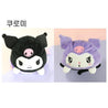 BeeCrazee Sanrio 6.5" Reversible Plush Hello Kitty, My Melody, Kuromi Cinnamoroll, Pompompurin Kuromi Kawaii Gifts 8809604163171
