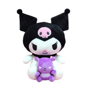 BeeCrazee Sanrio Friends 9" Plush: My Melody, Kuromi, Cinnamoroll, Pompompurin Kuromi Kawaii Gifts 8809571503123