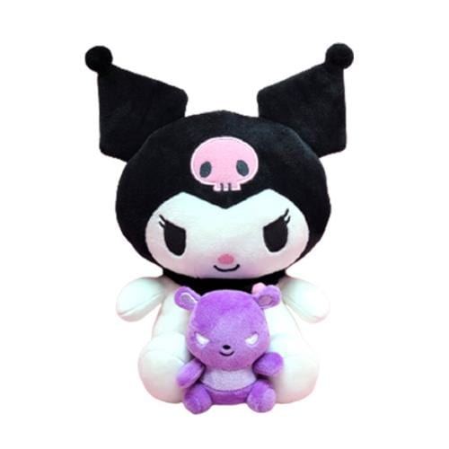 BeeCrazee Sanrio Friends 9" Plush: My Melody, Kuromi, Cinnamoroll, Pompompurin Kuromi Kawaii Gifts 8809571503123