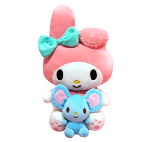 BeeCrazee Sanrio Friends 9" Plush: My Melody, Kuromi, Cinnamoroll, Pompompurin My Melody Kawaii Gifts 8809571503130